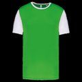 Camiseta bicolor infantil Green / White 10/12 ans