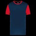 Camiseta bicolor infantil Sporty Navy / Sporty Red 8/10 ans