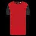 Camiseta bicolor infantil Sporty Red / Black 12/14 ans