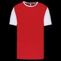 Camiseta bicolor infantil Sporty Red / White 8/10 ans