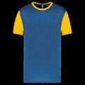 Camiseta bicolor infantil Sporty Royal Blue / Sporty Yellow 8/10 ans