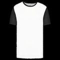 Camiseta bicolor infantil White / Black 4/6 ans