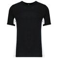 Camiseta bicolor manga corta Black / White S