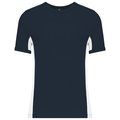 Camiseta bicolor manga corta Navy / White M