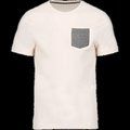 Camiseta con bolsillo Beige S