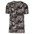 Camiseta camuflaje algodón Diseño / Gris XL