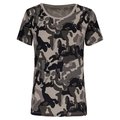 Camiseta camuflaje mujer algodón Diseño / Gris L