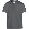 Camiseta clásica infantil de algodón Charcoal M