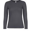 Camiseta clásica manga larga mujer DARK GREY M