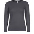 Camiseta clásica manga larga mujer DARK GREY S