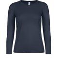 Camiseta clásica manga larga mujer Navy XS