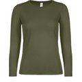 Camiseta clásica manga larga mujer Urban Khaki XL