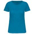 Camiseta clásica de mujer Azul XS