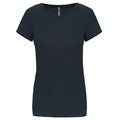 Camiseta Color jaspeado mujer Azul M