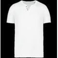 Camiseta cuello 3 botones White L