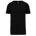 Camiseta cuello de pico Color jaspeado Black S