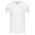 Camiseta cuello de pico Color jaspeado White S