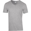 Camiseta cuello de pico Gris 3XL