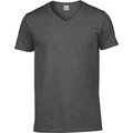 Camiseta cuello de pico Gris L