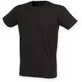 Camiseta cuello redondo hombre Black L