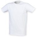 Camiseta cuello redondo hombre Blanco L