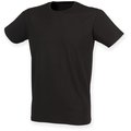 Camiseta cuello redondo hombre Negro XL