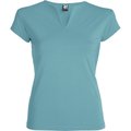 Camiseta CON cuello en V AZUL DUSTY 2XL