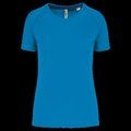 Camiseta deporte corte recto Aqua Blue XL