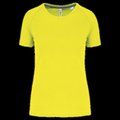 Camiseta deporte corte recto Fluorescent Yellow M