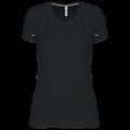 Camiseta de deporte entallada Black / Silver XXL