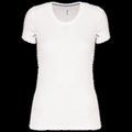 Camiseta de deporte entallada White / Silver L