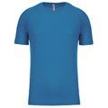 Camiseta de deporte hombre poliéster Aqua Blue M