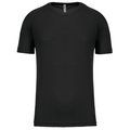 Camiseta de deporte hombre poliéster Black L