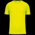 Camiseta de deporte hombre poliéster Fluorescent Yellow 3XL