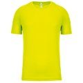 Camiseta de deporte hombre poliéster Fluorescent Yellow XS