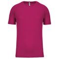 Camiseta de deporte hombre poliéster Fuchsia 3XL