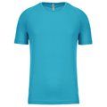 Camiseta de deporte hombre poliéster Light Turquoise XXL