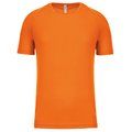 Camiseta de deporte hombre poliéster Orange M