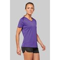 Camiseta de deporte mujer cuello de pico