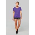 Camiseta de deporte mujer cuello de pico