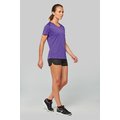 Camiseta de deporte mujer cuello de pico