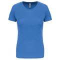 Camiseta de deporte mujer poliéster Aqua Blue XXL