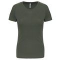 Camiseta de deporte mujer poliéster Dark Khaki XL