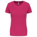 Camiseta de deporte mujer poliéster Fuchsia M