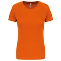 Camiseta de deporte mujer poliéster Naranja XS