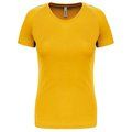 Camiseta de deporte mujer poliéster True Yellow XS