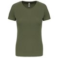 Camiseta de deporte mujer poliéster Verde L