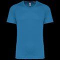 Camiseta deporte reciclada para hombre Aqua Blue M