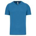 Camiseta de deporte secado rápido Aqua Blue XS