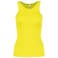 Camiseta de deporte tirantes para chica Amarillo XL